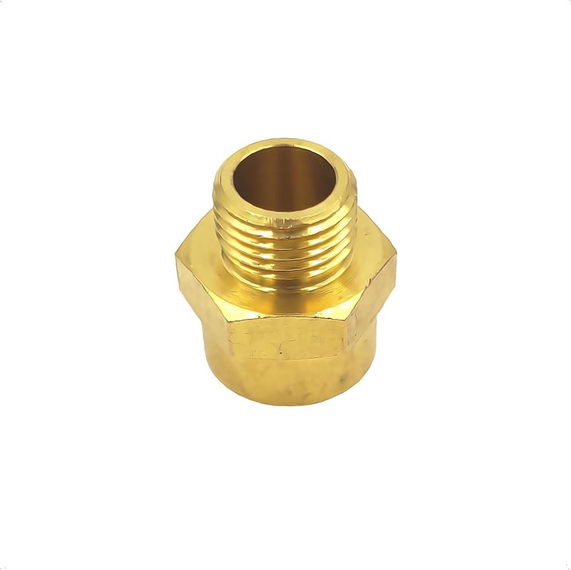 PartLogix Metric to NPT Brass Bushing Adapter (M16x1.5 Male to 3/8" NPT Female, 1) - Image 3